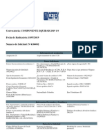 Convocatoria: COMPONENTE EQUIDAD 2019 1 0: Información de Aceptación