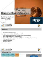 5G Millimeter-Wave and Device-to-Device Integration: By: Niloofar Bahadori