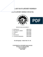 Kelompok 7 Makalah Manajemen Risiko Hukum