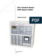 Fire Control Panel FCP Detect 3004: Operation Manual
