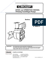 CROWN PUMP INSTALLATION and OPERATION MANUAL