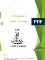 AS Economics - 9 - The Price System and The Micro Economy (Market Equilibrium)