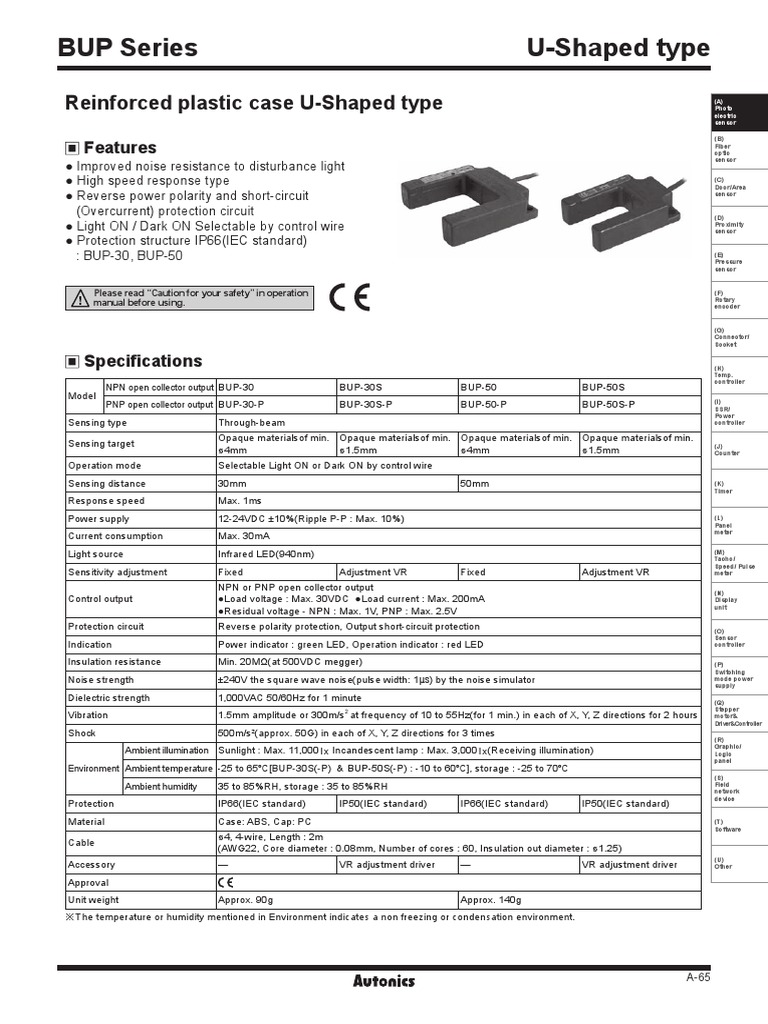 U-Shaped Type BUP Series | Download Free PDF | Bipolar Junction ...