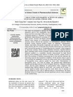 Pharmacognostic and in Vitro Anti Diabetic Activity On Aerial Parts of Leucas Aspera (Willd) - Link