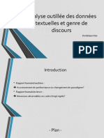 Analyse Outillee Des Donnees Textuelles PDF