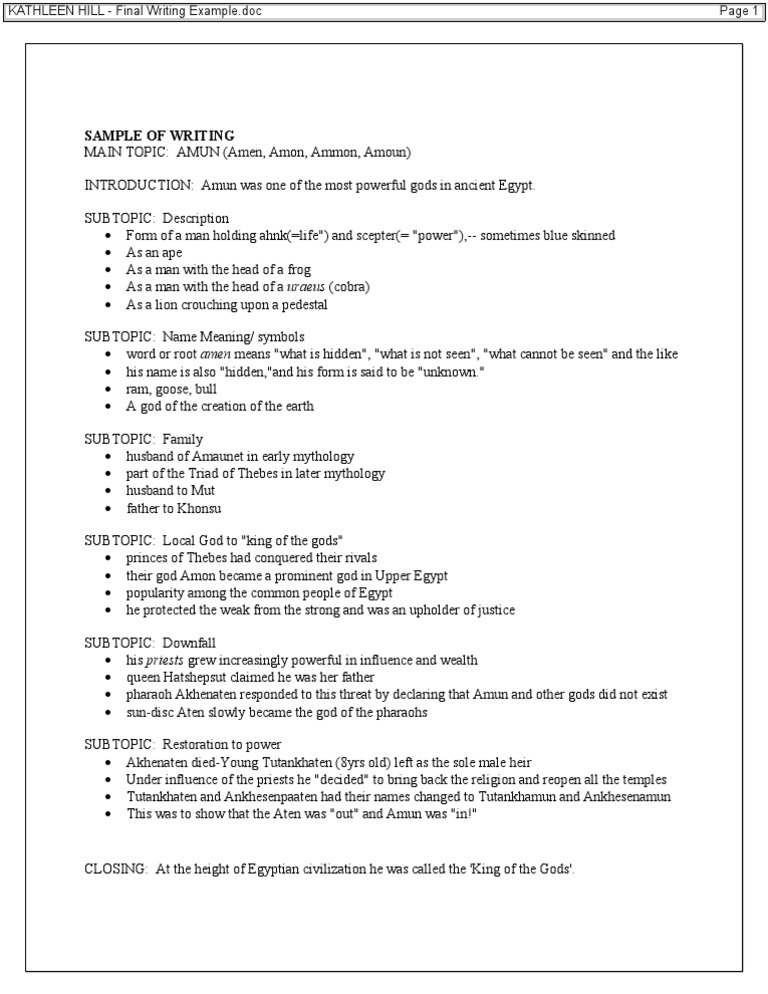 Final Writing Example | PDF | Religion & Spirituality