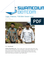Hajar' Prabowo, TGB Bikin Geram Umat