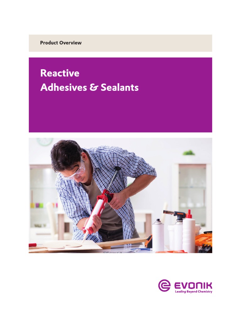 Product Overview Reactive Adhesives Sealants WEB PDF Silicone