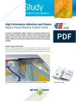 High Performance Adhesives and Primers: Require Precise Moisture Content Control