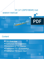 3 - NetNumen T31 (V1.20P01B04f) Installation Manual