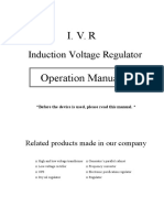 I. V. R Operation Manual PDF