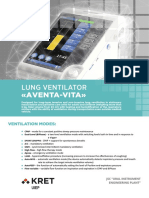 Lung Ventilator Aventa-Vita : Ventilation Modes