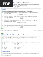 Example Exercise 11.1: Gas Pressure Conversion