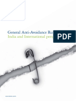 General Anti-Avoidance Rules: India and International Perspective