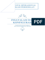 Petunjuk Instalasi Konfigurasi Database Dan Aplikasi Persediaan PDF
