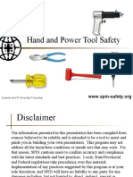 Hand and Power Tool Safety: Created by Scott W. Tritt of Safe T Consulting