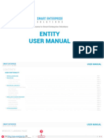 Entity User Manual: Welcome To Smart Enterprise Solutions