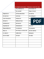 PET Prepositional Phrases PDF