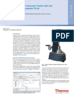 Testing Low Viscosity Fluids With The HAAKE Viscotester Iq Air