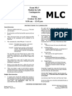 Edu 2015 10 MLC Exam PDF