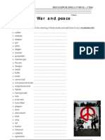 War and Peace Vocabulary