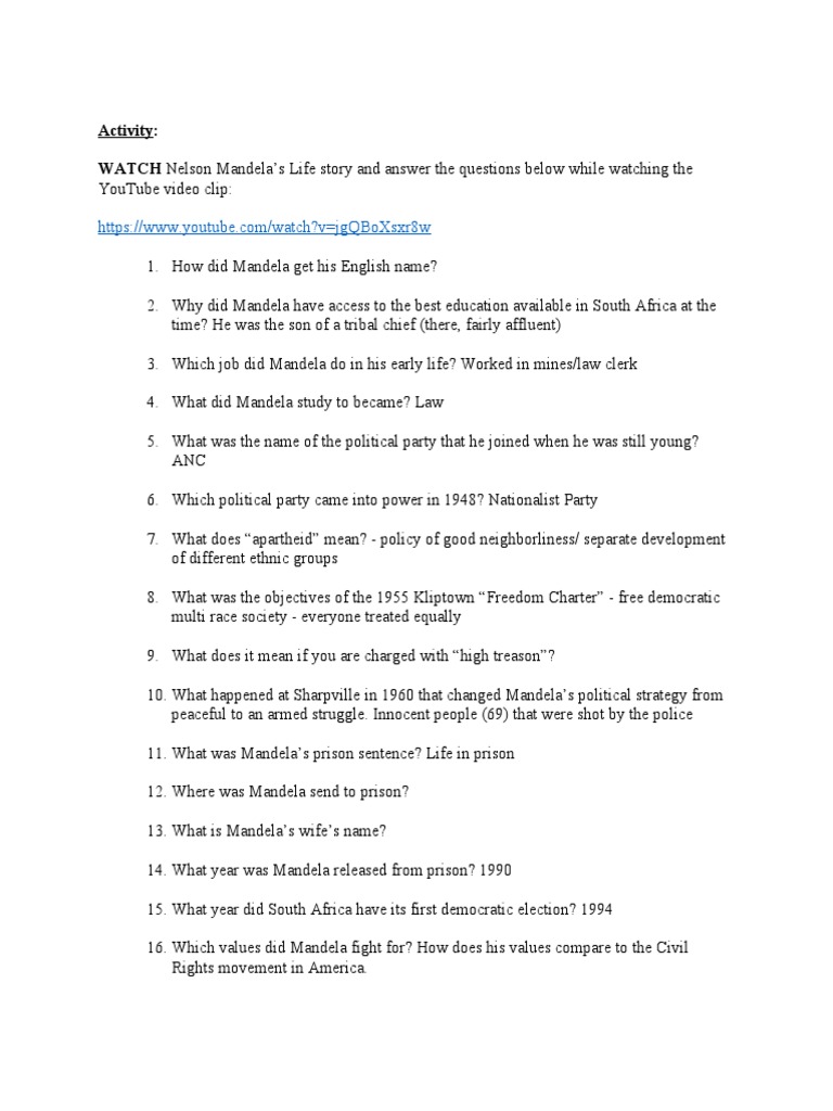 Image Result For How Did Nelson Mandela Show Integrity Homework Study Com