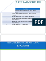 Pertemuan 1 Definisi Ekonomi