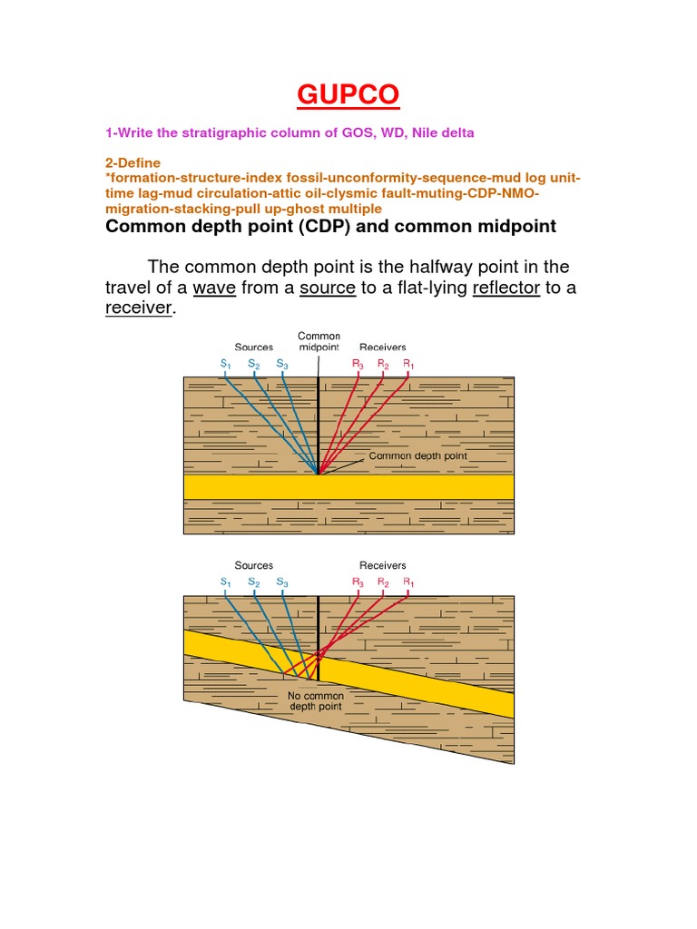 Understanding Common Depth Points in Seismic | PDF