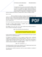 1.0 Teorìa de Vectores en 2 Dimensiones PDF