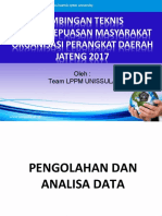 Materi BIMTEK SKM Pemprov 2017 Perhitungan Dan Analisa Data