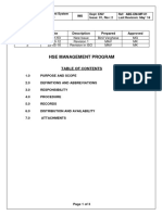 HSE. MGT Programme ABE-EM-MP-01