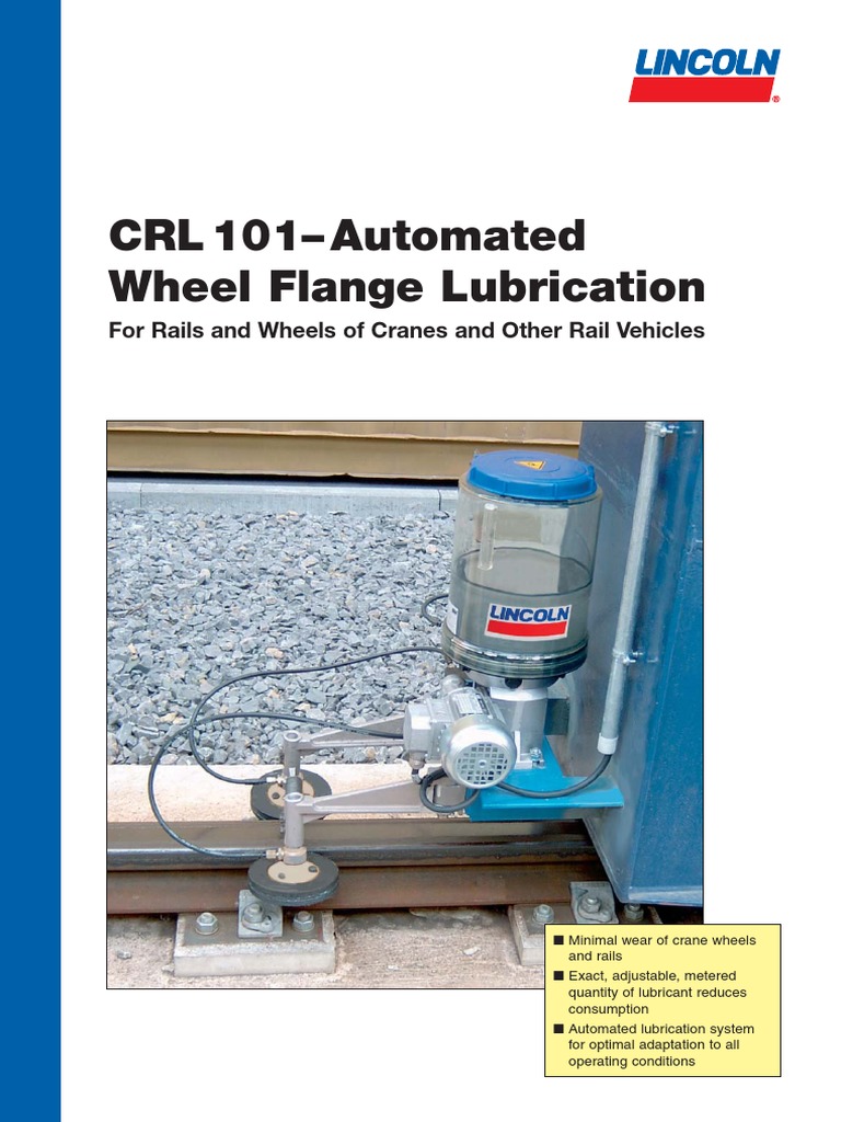 CRL101Wheel Flange Lubrication W126A1004 PDF Crane (Machine