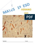 Cuadernillo Verano 2020 Mates 1ESO PDF