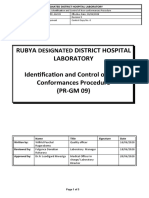 PR-GM 09 Identification and Control Ofnon Conformance Procedure