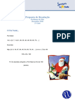 Pai Natal e duendes: resolução de problema matemático