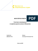 Stratesko Komuniciranje Za Odrzliv Ruralen Razvoj Vo Makedonija