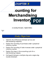 Accounting For Merchandising Inventory