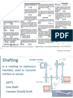Shaftings, Keys Couplings PDF