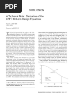 Discussion - A Technical Note - Derivation of The LRFD Column Design Equations