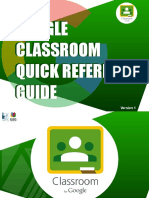 Revised - Google Classroom Quick Reference Guide PDF