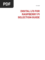 Digital I/O For Raspberry Pi Selection Guide: Form 2208