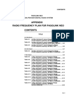 Appendix Radio Frequency Plan For Pasolink Neo