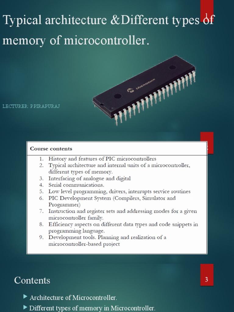 Types of Microcontroller Memory | PDF | Computer Memory | Random Access ...