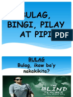 Bulag, Bingi, Pilay at Pipi Co