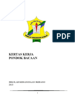 KERTAS KERJA Pondok Bacaan