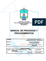 Manual de Procesos y Procedimientos CDSM 2019 PDF