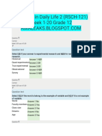 Research in Daily Life 2 (RSCH-121) Week 1-20 PDF