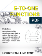 One-To-One and Inverse Functions