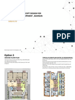Preliminary Concept Design - Option 3 - Mixed Use Development - Bahrain