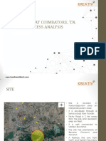 Master plan site access analysis for Coimbatore development